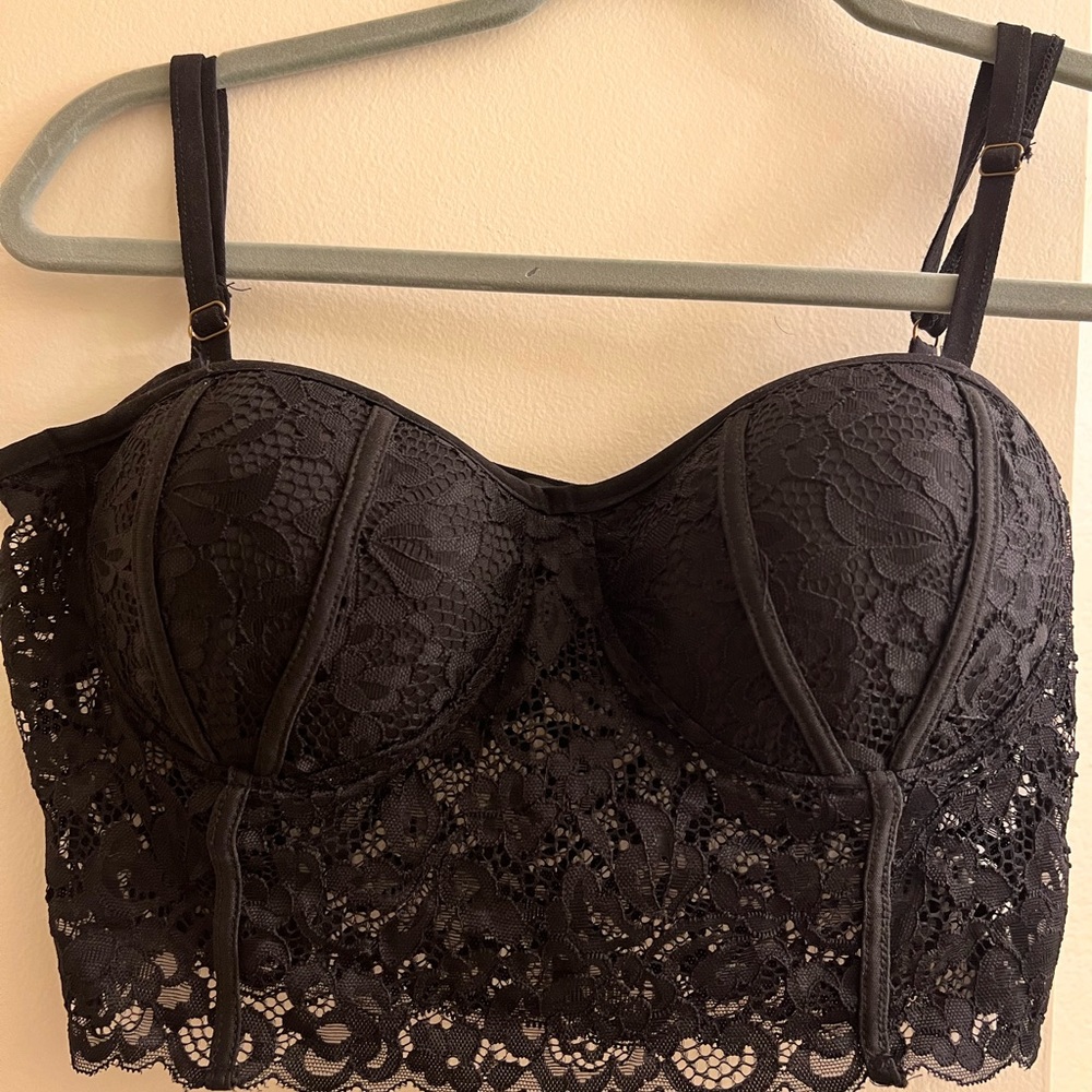 Lace crop top